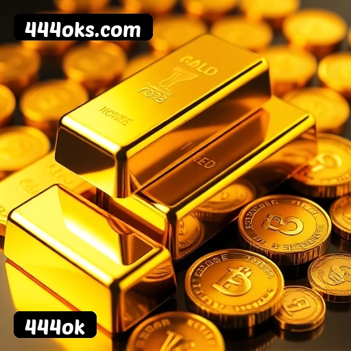 444ok bônus R$5.000 + 500 giros - Rollover 35x, prazo 30 dias, 38% taxa conversão